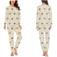 Thumbnail for Monterey Regional Airport (MRY) Pajamas - Women Pajamas - Beige