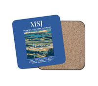 Thumbnail for MSJ - Poster - Coaster - Blue