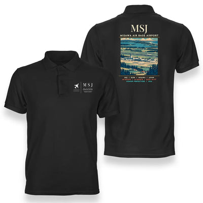 MSJ - Poster - Double-Side Polo - Black