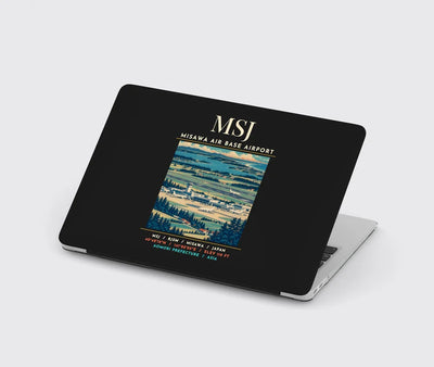 MSJ - Poster - MacBook Case - Black