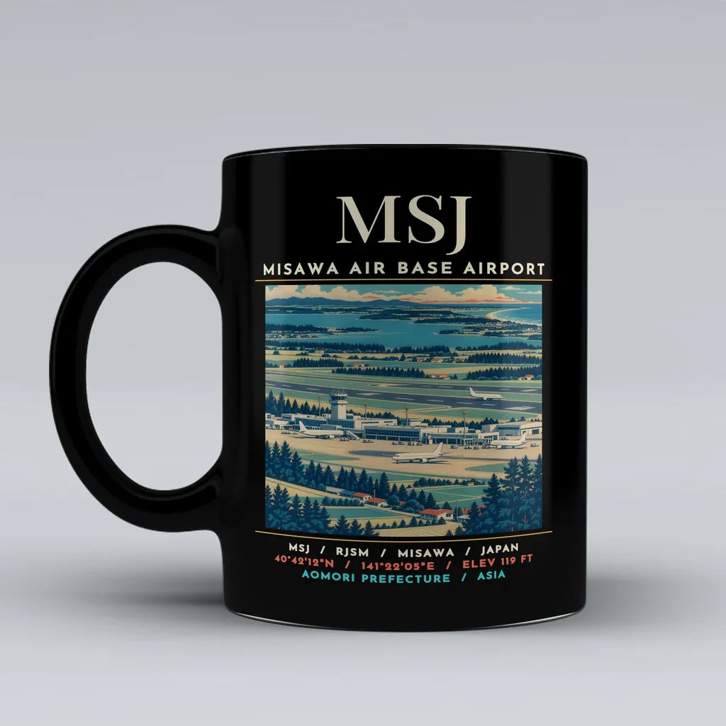 MSJ - Poster - Mug - Black