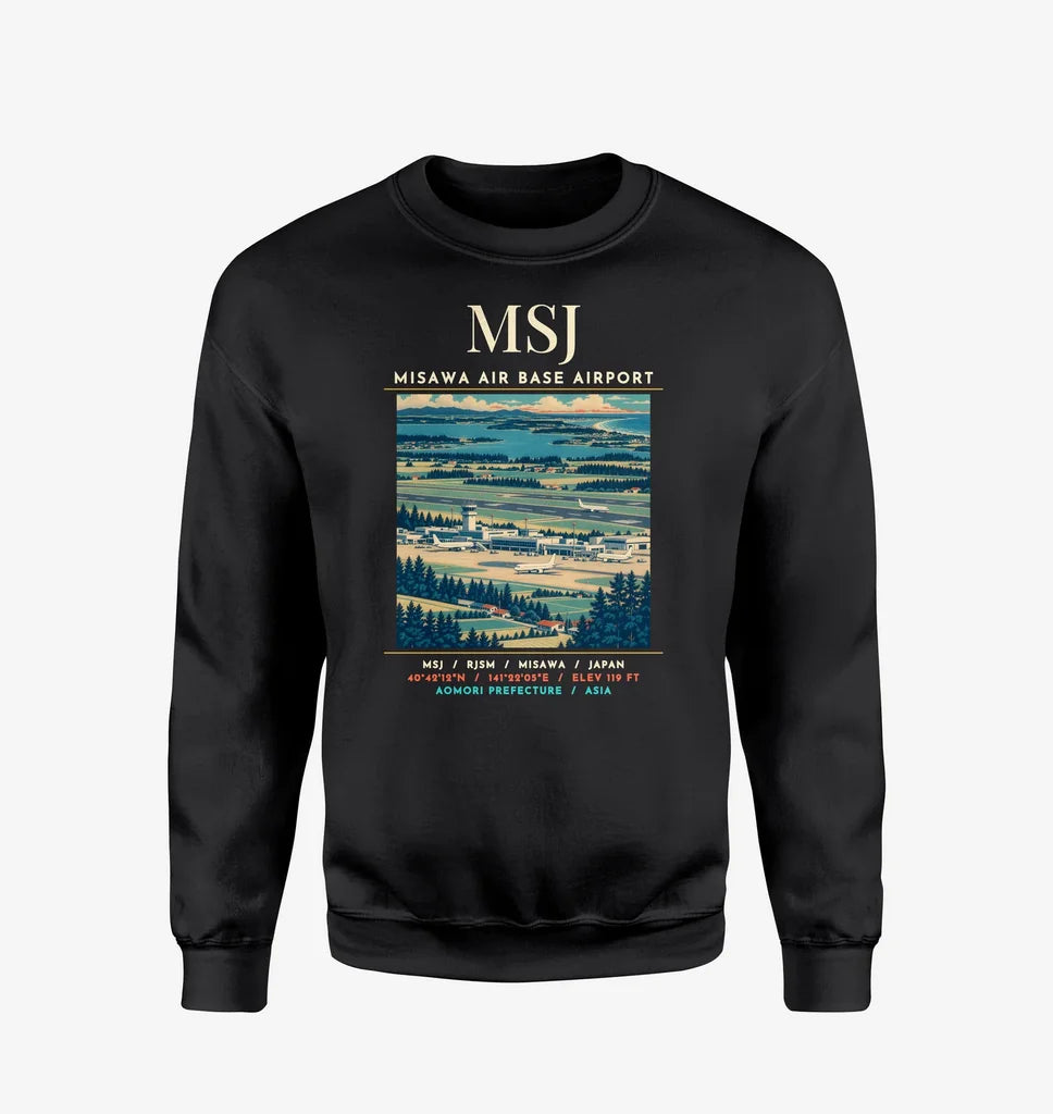 MSJ - Poster - Sweatshirt - Black