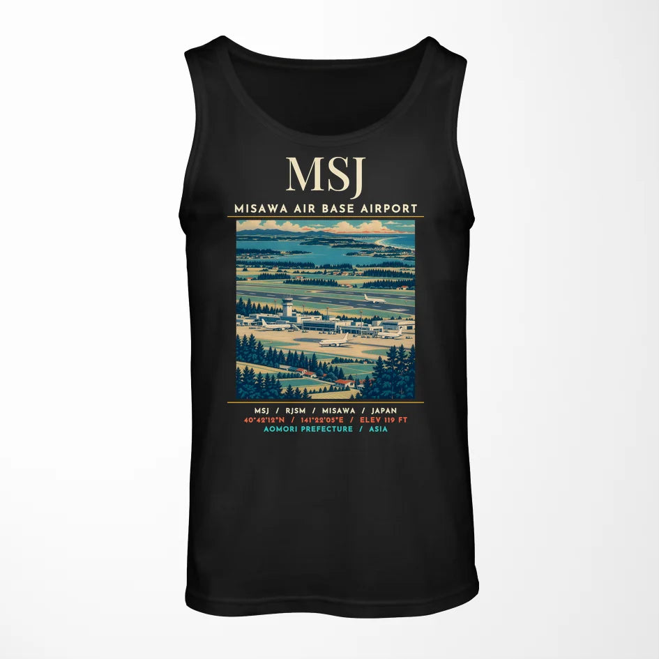 MSJ - Poster - Tank Top - Black