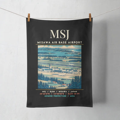 MSJ - Poster - Towel - Black