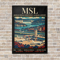 Thumbnail for MSL - Poster - Canvas Framed - Black