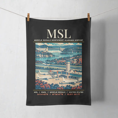 MSL - Poster - Towel - Black