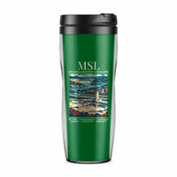 Thumbnail for Muscle Shoals Northwest Alabama Regional Airport (MSL) Travel Mugs - Poster - Plastic (No Holder) - Green