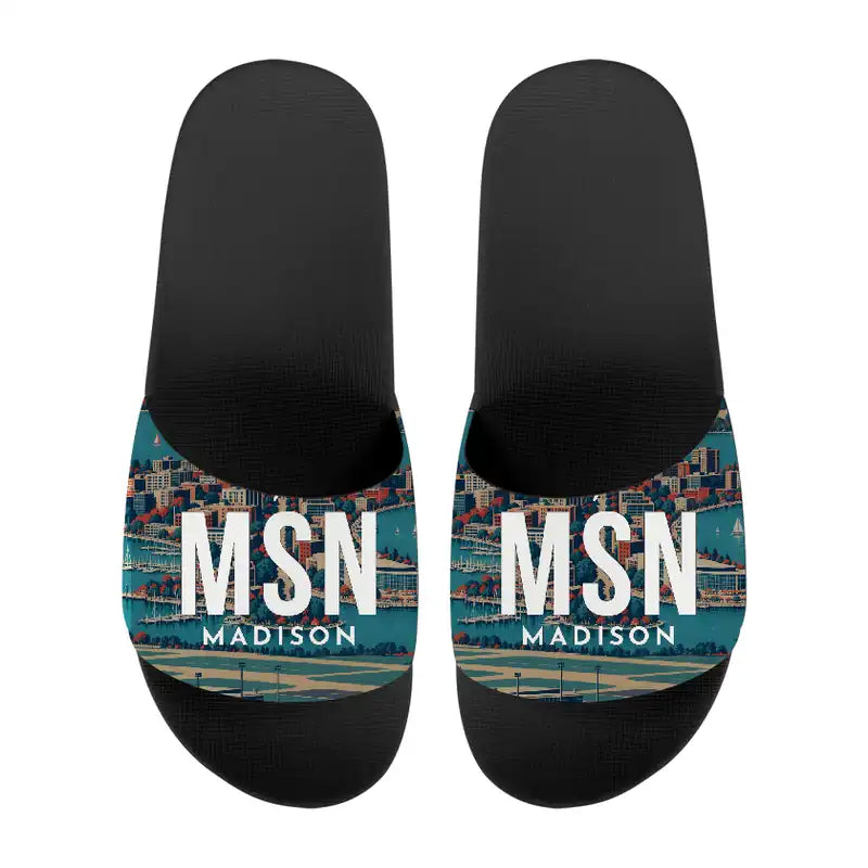 Dane County Regional Airport Madison (MSN) Slippers & Flip Flops - Slippers - Sport - Scene
