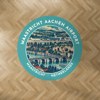Thumbnail for Maastricht Aachen Airport (MST) Carpets - Carpet Round - Badge - Turquoise