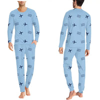 Thumbnail for Montrose Regional Airport (MTJ) Pajamas - Men Pajamas - Light Blue