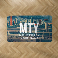Thumbnail for Monterrey International Airport (MTY) Carpets - Carpet Rectangle - Scene + Name