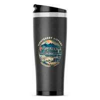 Thumbnail for Monterrey International Airport (MTY) Travel Mugs - Badge - Stainless Steel (No Holder) - Gray