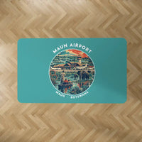 Thumbnail for Maun International Airport (MUB) Carpets - Carpet Rectangle - Badge - Turquoise
