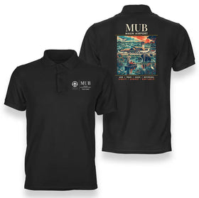 Maun International Airport (MUB) Premium Polo T-Shirts