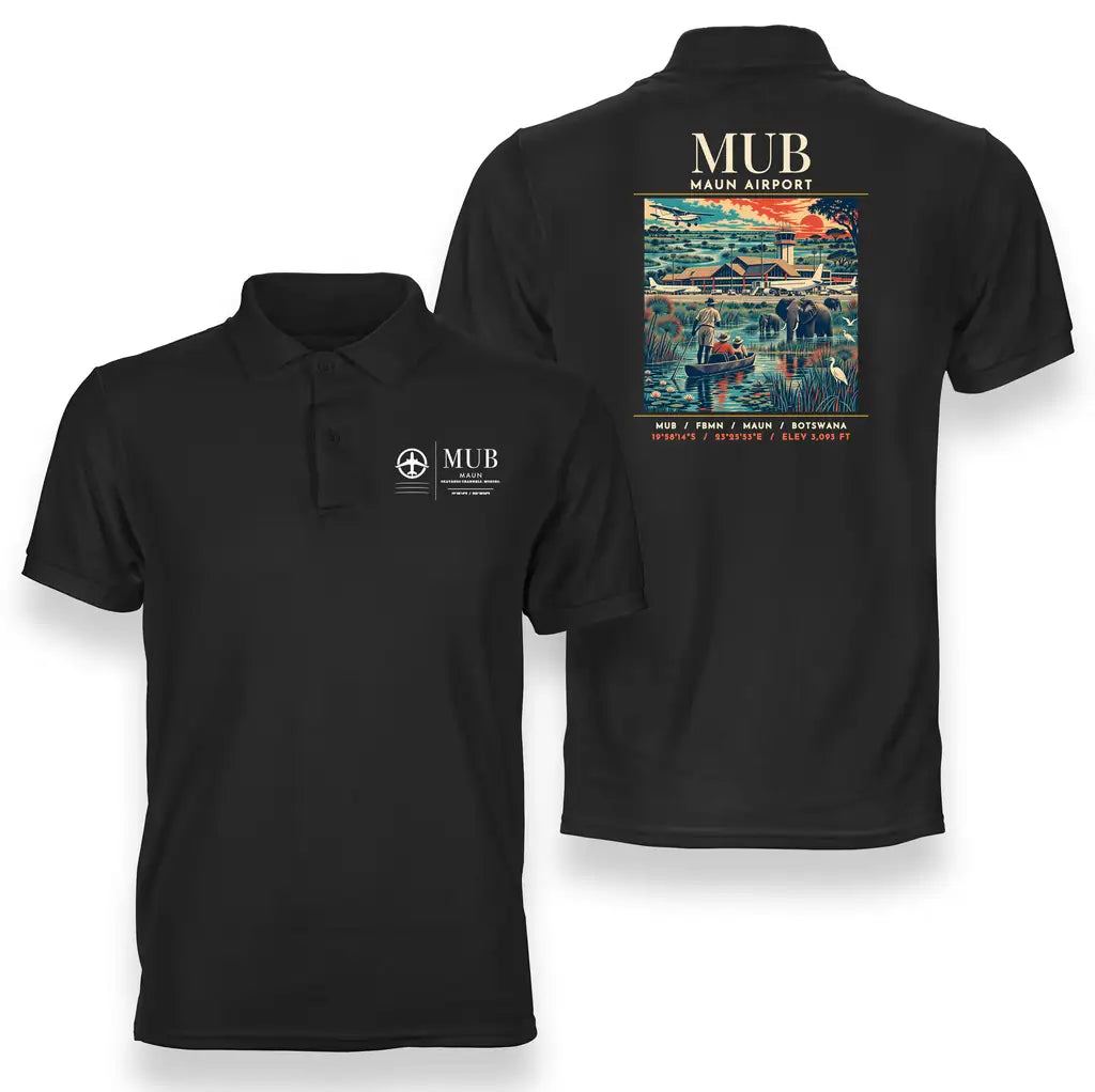 MUB - Poster - Double-Side Polo - Black