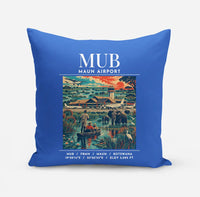 Thumbnail for MUB - Poster - Pillow - Blue