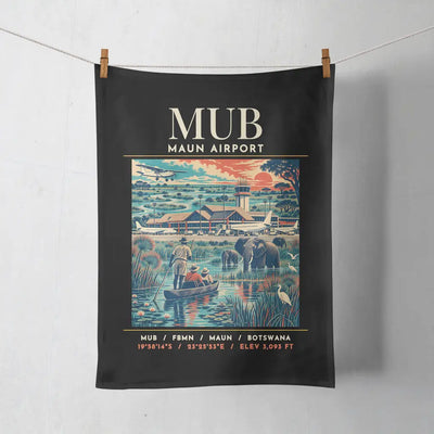 MUB - Poster - Towel - Black