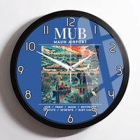 Thumbnail for MUB - Poster - Wall Clock Framed - Blue