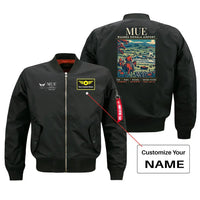 Thumbnail for MUE - Poster - Bomber Jacket - Black + NAME