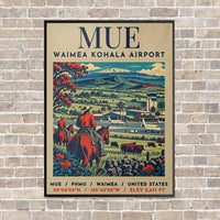 Thumbnail for MUE - Poster - Canvas Framed - Beige