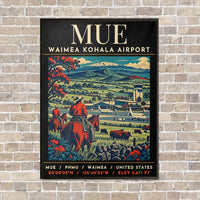Thumbnail for MUE - Poster - Canvas Framed - Black