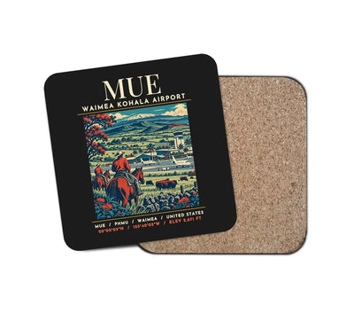 MUE - Poster - Coaster - Black