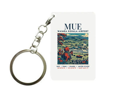 MUE - Poster - Key Chain - White