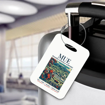 MUE - Poster - Luggage Tag - White