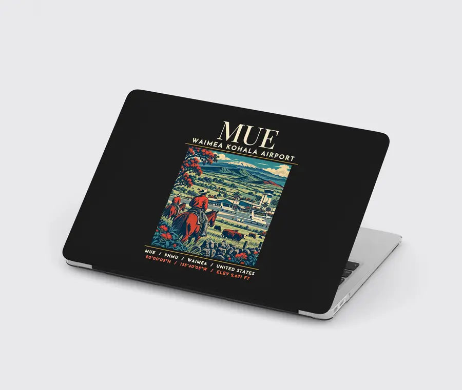 MUE - Poster - MacBook Case - Black