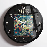 Thumbnail for MUE - Poster - Wall Clock Framed - Black