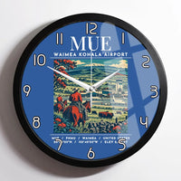 Thumbnail for MUE - Poster - Wall Clock Framed - Blue