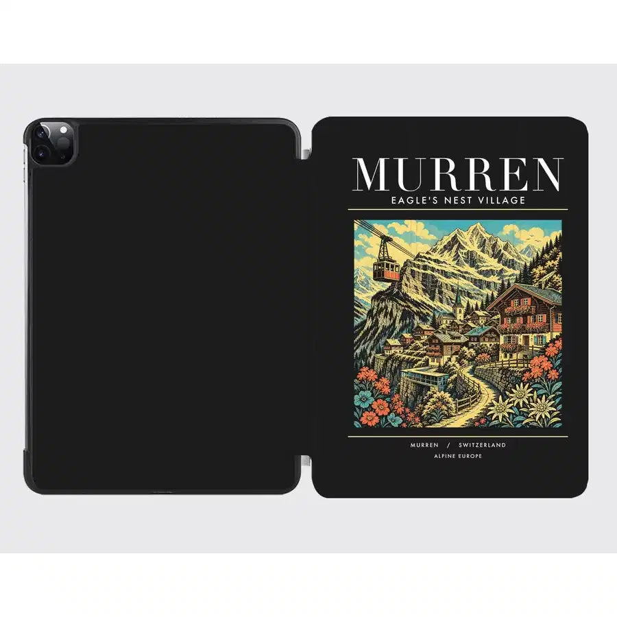 MURREN - Poster - iPad Case - Black