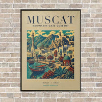 Thumbnail for MUSCAT - Poster - Canvas Framed - Beige