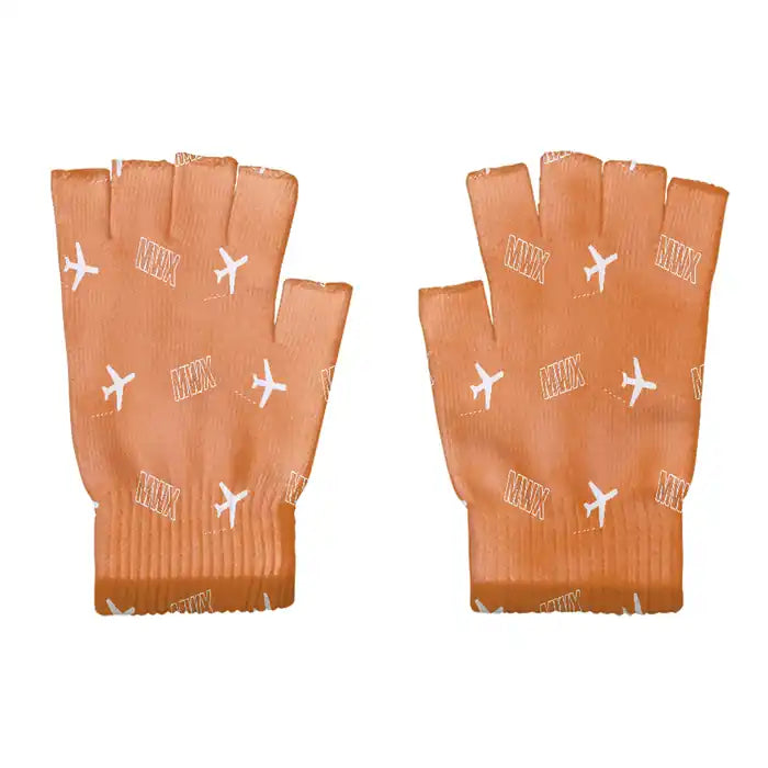 Muan International Airport (MWX) Gloves - Gloves - Cut - Pattern - Orange