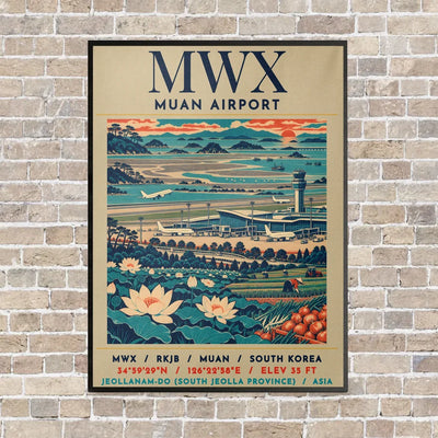 MWX - Poster - Canvas Framed - Beige
