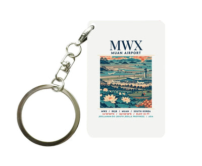 MWX - Poster - Key Chain - White