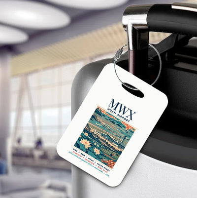 MWX - Poster - Luggage Tag - White