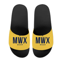 Thumbnail for Muan International Airport (MWX) Slippers & Flip Flops - Slippers - Sport - Code - Yellow