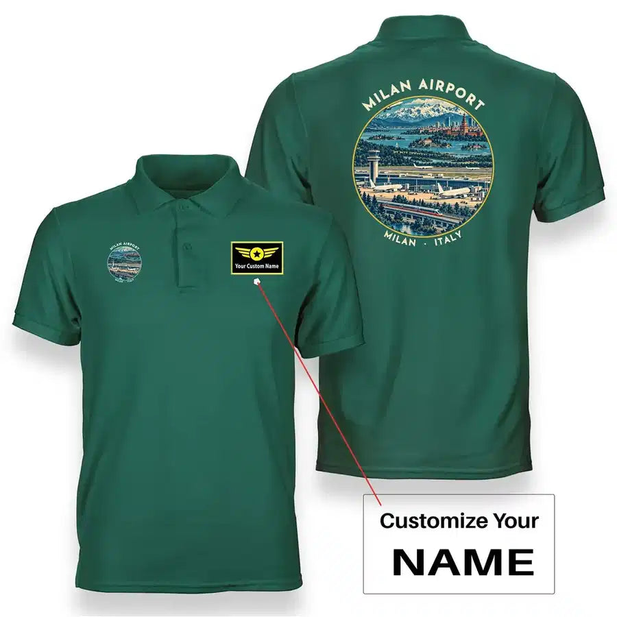 MXP - Badge - Double-Side Polo - Green + Name