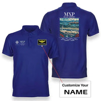 Thumbnail for MXP - Poster - Double-Side Polo - Blue + Name
