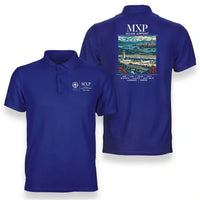 Thumbnail for MXP - Poster - Double-Side Polo - Blue