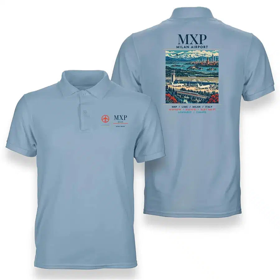 MXP - Poster - Double-Side Polo - Light Blue