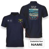 Thumbnail for MXP - Poster - Double-Side Polo - Navy Blue + Name