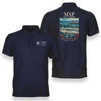 Thumbnail for MXP - Poster - Double-Side Polo - Navy Blue