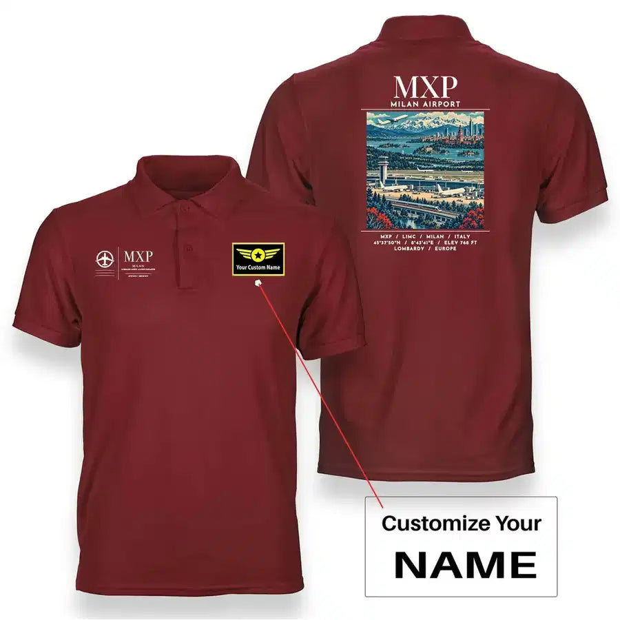 MXP - Poster - Double-Side Polo - Red + Name