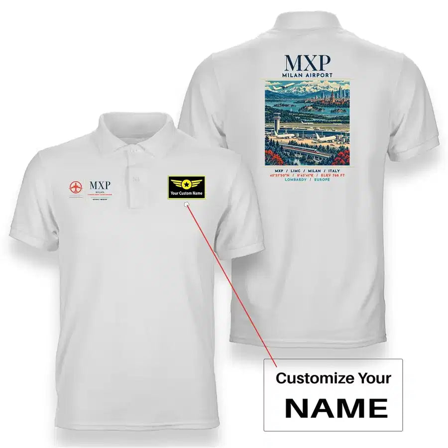 MXP - Poster - Double-Side Polo - White + Name