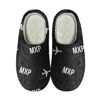 Thumbnail for Milan Malpensa International Airport Silvio Berlusconi (MXP) Slippers & Flip Flops - Slippers - Cotton - Pattern - Black