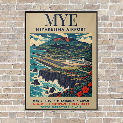 MYE - Poster - Canvas Framed - Beige