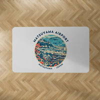 Thumbnail for Matsuyama Airport (MYJ) Carpets - Carpet Rectangle - Badge - Light Gray V2