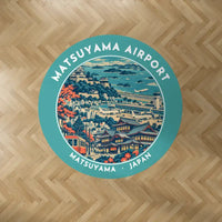 Thumbnail for Matsuyama Airport (MYJ) Carpets - Carpet Round - Badge - Turquoise V2